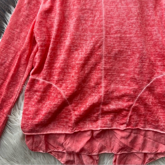 Gigi Moda Coral Pink Layered Cardigan - Picture 5 of 7